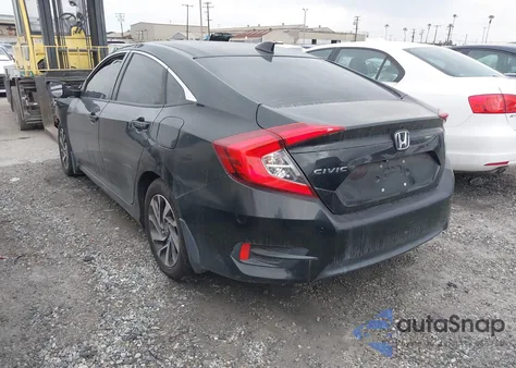 2017 Honda Civic Ex из США, поврежденный, VIN 2HGFC2F75HH522715